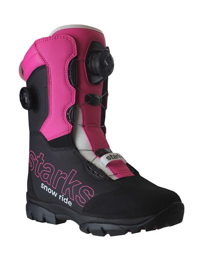 STARKS Снегоходная обувь AURUM Dual ATOP жен Черный/розовый (36) pitbikemarket.ru
