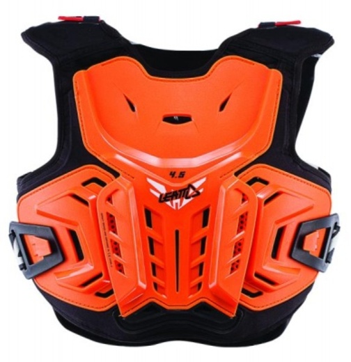Защита панцирь подростковый Leatt Chest Protector 4.5 Junior Orange/White S/M pitbikemarket.ru