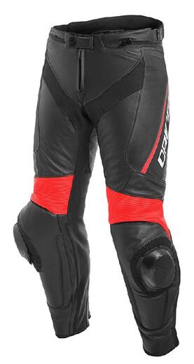 Брюки кож. DELTA 3 LADY BLACK/BLACK/FLUO-RED 42 pitbikemarket.ru