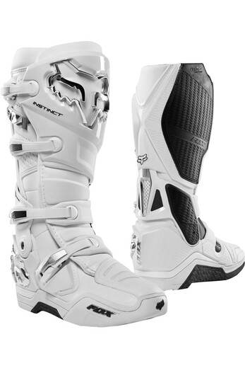 Мотоботы Fox Instinct Boot (2021) Взрослый, 9, белый, 2020 (22756-548-9) pitbikemarket.ru