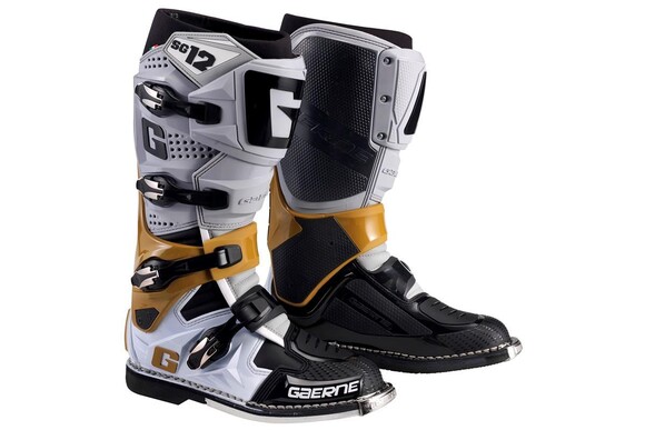 Мотоботы Gaerne SG12 серо-белые 42 pitbikemarket.ru