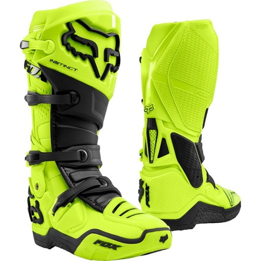 Мотоботы Fox Instinct Boot Flow Yellow, 12, 2021 (24448-130-12) pitbikemarket.ru