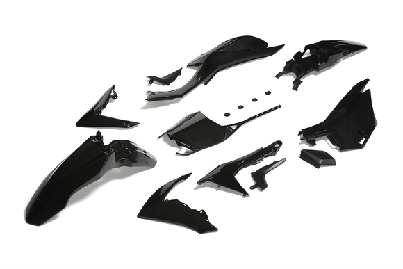 Комплект пластика для питбайка (BSE PH/WELS CRF110 тип) черный NEW pitbikemarket.ru