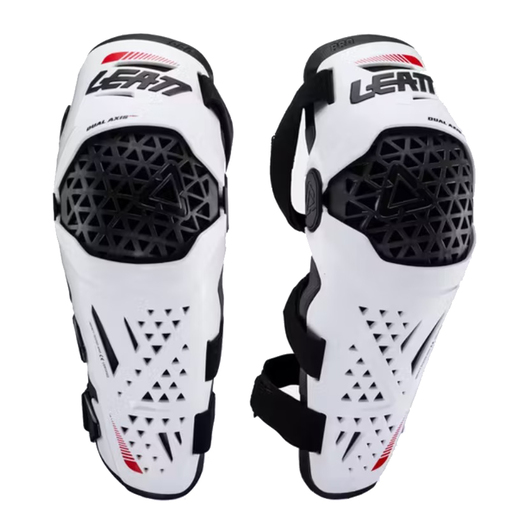 Наколенники Leatt Dual Axis Pro Knee & Shin Guard (White, L/XL, 2025 (5024060831)) pitbikemarket.ru